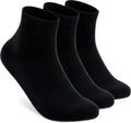 90% Merino Wool Breathable Running Ankle Socks for Men Women 3 Pairs