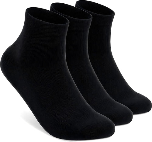 90% Merino Wool Breathable Running Ankle Socks for Men Women 3 Pairs